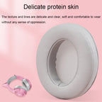 2pcs For Razer Kraken V3 Bluetooth Headset Sponge Cover Protein Leather Earmuffs