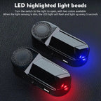 Car Solar Anti-Theft Alarm LED Warning Light With Aromatherapy