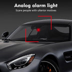 Car Solar Anti-Theft Alarm LED Warning Light With Aromatherapy