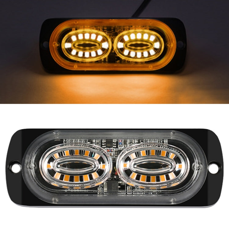 12W Car Side Signal Warning Light 24 LED Strobe Light
