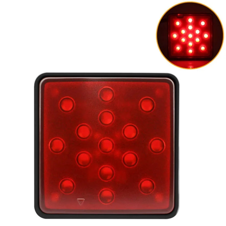 Automotive LED Trailer Lights Universal Rear Brake Lights — Red Shell 12 Lights