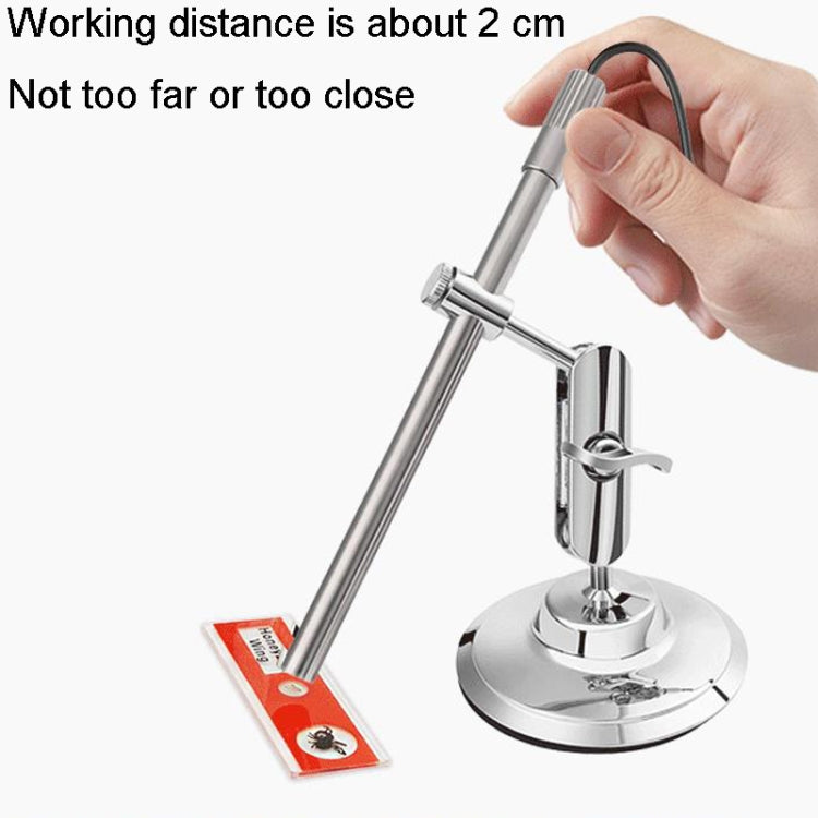 Teslong MS100 200X Magnification Adjustable Focus USB Microscope Phone And Computer HD Electronic Microscope