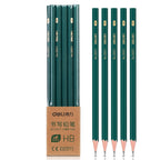 Deli 10pcs /Pack Hexagonal Pencil for Primary School Students
