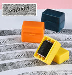 Upgrade Roller Type Courier Note Smearing Garbled Confidentiality Seal