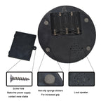 Student Multifunctional LED Flying Alarm Bells Lazy Flying Propeller Digital Alarm Clock — view 3