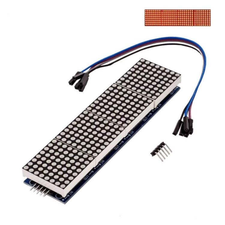 MAX7219 Point Battage Module LH Control Single-Chip Module 4 In 1 Display With 5P Cable