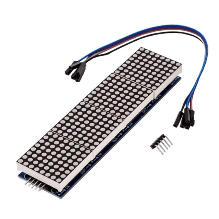 MAX7219 Point Battage Module LH Control Single-Chip Module 4 In 1 Display With 5P Cable