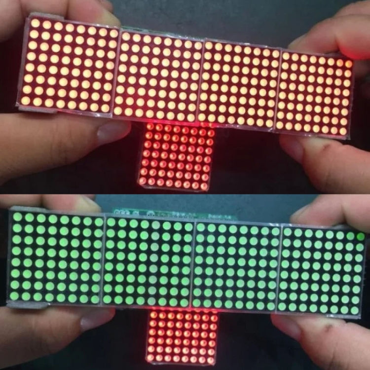 MAX7219 Point Battage Module LH Control Single-Chip Module 4 In 1 Display With 5P Cable