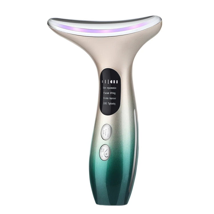 HY38 EMS Micro-Current Constant Temperature Neck Beauty Instrument Facial Introduction Device — White