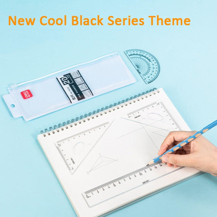 Deli 4-in-1 Ruler Set for Students Ruler Stationery Set