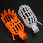 Large Garden Basket Fruit Picker Head High-Altitude Picking Fruit Artifact — Yellow