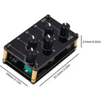 Portable 4-Way Stereo Line Passive Mixer Console — view 3