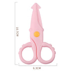 10pcs Cute Squid Mini Plastic Scissors Children Handmade Paper Cutting Tools