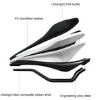 ENLEE E-ZD312 Bicycle MTB Saddle Cushion Super Soft Road Bike Saddle Pads