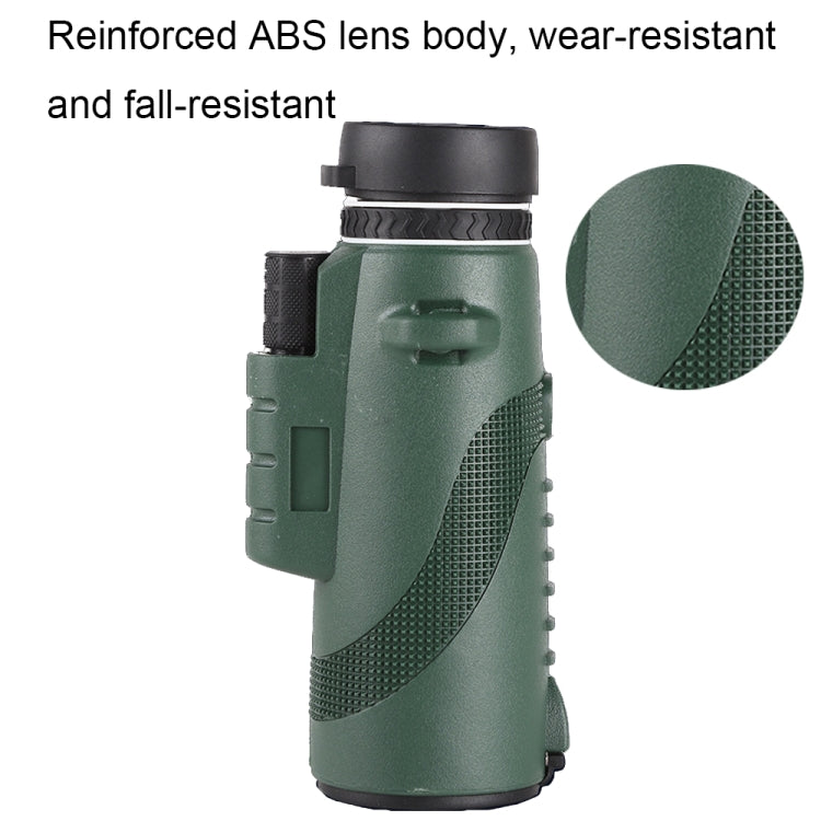 40x60 FMC Multi-layer Coated High-definition Monocular Binoculars, Standard, with Holder and Tripod — view 5