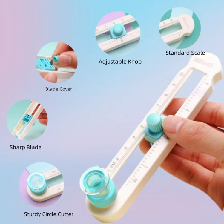 360 Degree Rotating Manual Round Cutter DIY Circle Cutting Tool — view 7