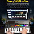MD02 25 Key USB Keyboard And Drum Pad MIDI Controller Keyboard Piano — view 9