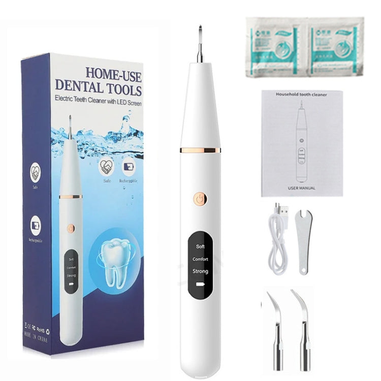 Ultrasonic Electric Dental Scaler Teeth Plaque Cleaner Dental Stone Removal With LED Light