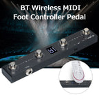 M-VAVE MIDI Bluetooth Controller MIDI Pedal Page Turner Multifunctional Musical Instrument Accessories — Chocolate MIDI