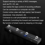 M-VAVE MIDI Bluetooth Controller MIDI Pedal Page Turner Multifunctional Musical Instrument Accessories — view 9