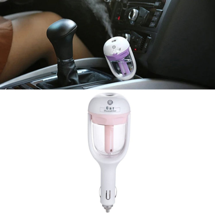 Car Negative Ion Spray Humidifier Aromatherapy Air Purifier — Violet