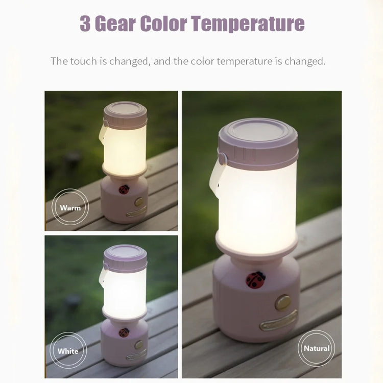 Tripolar Dimmable LED Bedside Night Light Camping Decorative Ambient Light — view 8