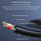 JINGHUA 3.5mm To Dual 6.5mm Audio Cable 1 In 2 Dual Channel Mixer Amplifier Audio Cable