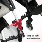 Twin Stroller Connector Turns Two Single Strollers Into A Double Stroller — view 7