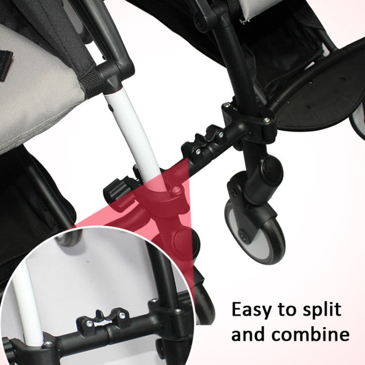 Twin Stroller Connector Turns Two Single Strollers Into A Double Stroller — view 7