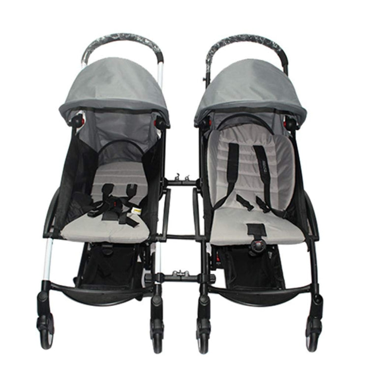 Twin Stroller Connector Turns Two Single Strollers Into A Double Stroller — view 9