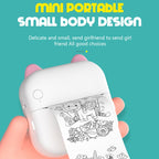 M5 Mini Cartoon Portable Bluetooth Printer Photo Thermal Printer — view 9