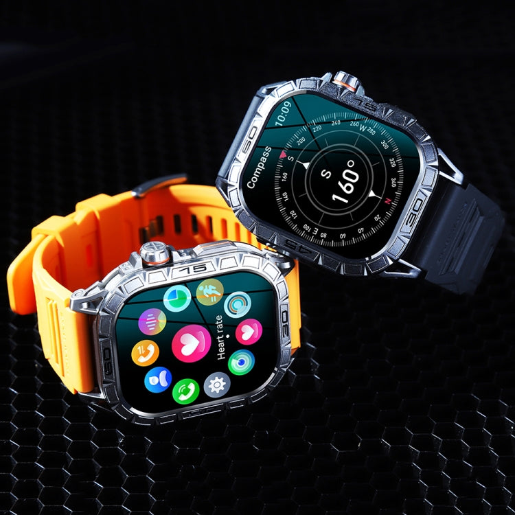 K63 1.96-Inch Heart Rate/Blood Oxygen Monitoring Bluetooth Call Sports Smart Watch