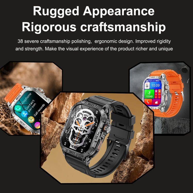 K63 1.96-Inch Heart Rate/Blood Oxygen Monitoring Bluetooth Call Sports Smart Watch