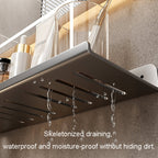 Faucet Rack Home Bathroom Vanity Shelf No Hole Storage Shelf — view 18