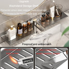 Faucet Rack Home Bathroom Vanity Shelf No Hole Storage Shelf — view 20