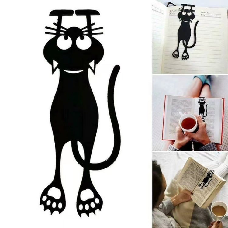 Hollow Acrylic Kitten Bookmark Label Card