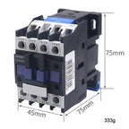 220V Silver Alloy Contacts Multi-Purpose Single-Phase AC Contactor — CHNT CJX2-0910 9A