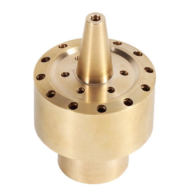 All Brass Flower Column Nozzle Inner Wire Garden Water Features Landscape Fountain Nozzle — 2 Points