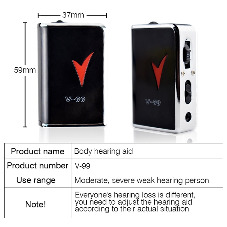 V99 Box Sound Amplifier Aid Hearing Aid Earphone — view 3