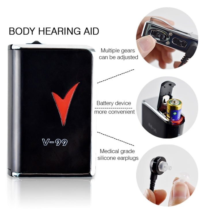 V99 Box Sound Amplifier Aid Hearing Aid Earphone — view 4