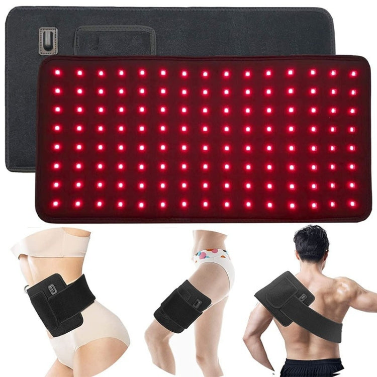 120 LEDs Red Light + Infrared Light Therapy Belt For Back Shoulder Waist Pain Relief — US Plug