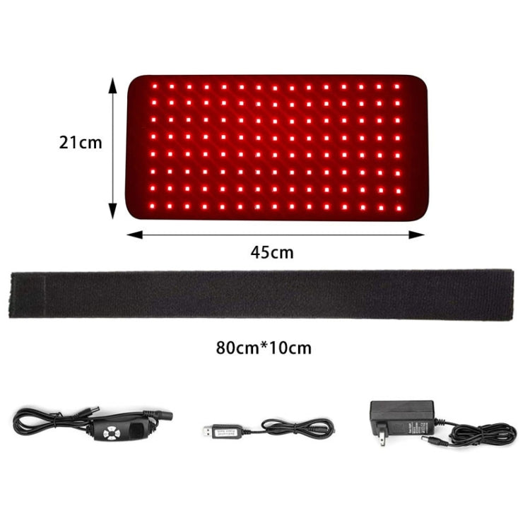 120 LEDs Red Light + Infrared Light Therapy Belt For Back Shoulder Waist Pain Relief — AU Plug