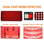120 LEDs Red Light + Infrared Light Therapy Belt For Back Shoulder Waist Pain Relief — view 6