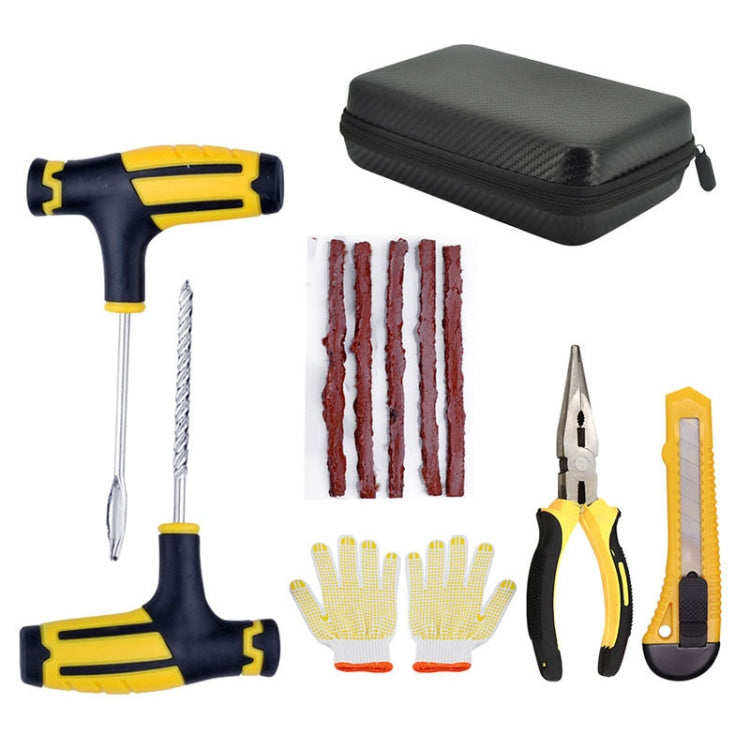 Automotive Vacuum Tire Repair Tool Car Tire Patching Instrument Set — 4pcs