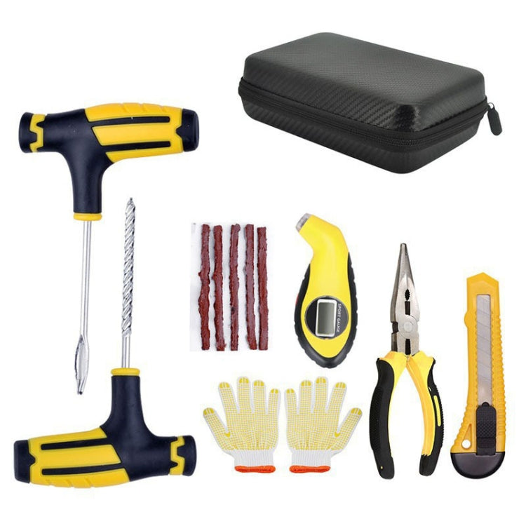 Automotive Vacuum Tire Repair Tool Car Tire Patching Instrument Set — 7pcs