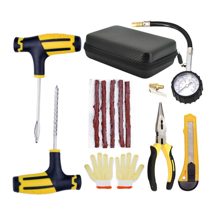 Automotive Vacuum Tire Repair Tool Car Tire Patching Instrument Set — 7pcs-1