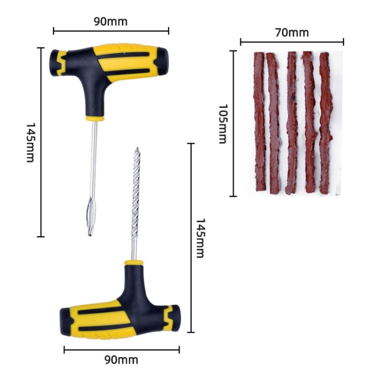 Automotive Vacuum Tire Repair Tool Car Tire Patching Instrument Set