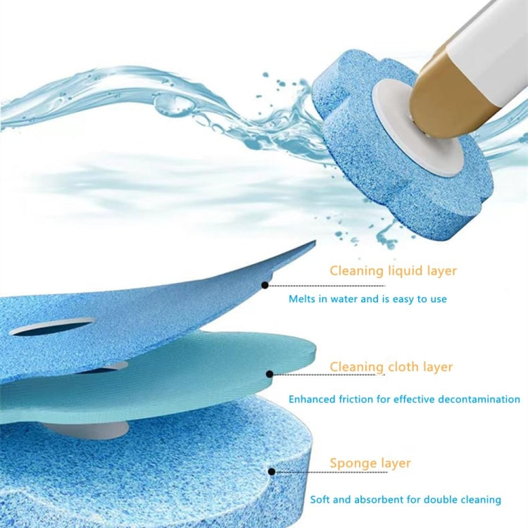 Disposable Toilet Brush Set Wall-mounted Throwable Bathroom Cleaning Brush With Cleaning Solution — view 5
