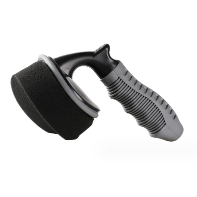 Durable Car Tire Waxing Curved Sponge Brush