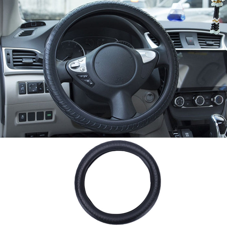 Car Silicone Protective Cover Wear Resistant Non-Slip Tire Pattern Driving Grip Sleeve